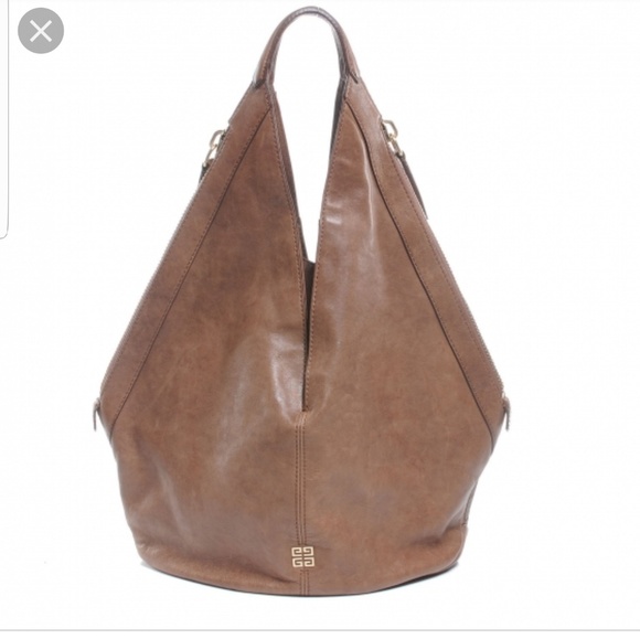 Givenchy Tinhan cognac brown calfskin hobo - Picture 1 of 8